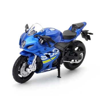 1: 18 Ölçekli Diecast Motosiklet Modeli Suzuki GSX-R1000 Süper Yarış Motosiklet Eğitim Koleksiyonu Hediye Oyuncak Çocuklar Için B07