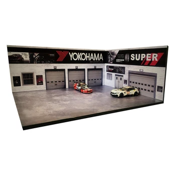 1/64 garaj fabrika depo tamir ev bina modeli F otomobil araç oyuncak koleksiyonu otopark sahne arka plan ekran gösterisi