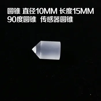 1 ADET 90 Derece Dönüştürücü Sensörü Dairesel Koni Optik Lens 10mm Çap x 15mm Uzunluk Üçlü Prizma