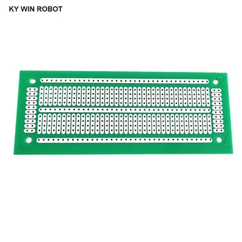 1 adet DIY 4.7*11.6 CM Yeşil Tek Taraflı Prototip Kağıt PCB Evrensel Deney Matris devre 47x116mm Arduino İçin