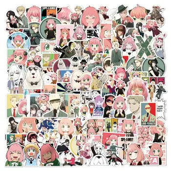 10/30/50/100 adet Japonya Casus Aile Çıkartmaları Anime DIY Kaykay Bagaj Dizüstü Telefon Karikatür Sevimli Çıkartmalar Çıkartması Çocuk Hediye Oyuncak