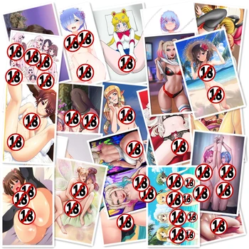 10/30/50/100 Adet Yetişkin Anime Seksi Waifu Sansürsüz Hentai Çıkartmalar Araba Telefonu Bagaj Dizüstü DIY Çıkartmaları Sticker Oyuncaklar Hediyeler