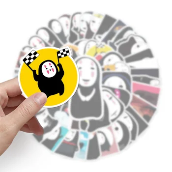 10/30/50 ADET Anime Ruhların Kaçışı Yok Yüz Adam Sevimli Sticker Bagaj Dizüstü ipad kılıfı Günlüğü Su Geçirmez etiket Toptan
