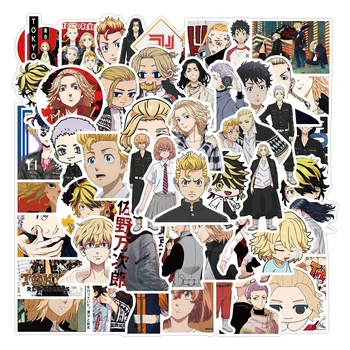10/30/50 ADET Anime Tokyo Avengers RİMAN Graffiti Sticker Karalama Defteri Kaykay Bavul ıPad Karikatür Sticker Toptan