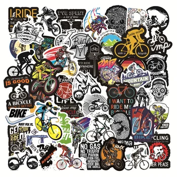 10/30/50 / ADET Karikatür Dağ Kros Bisiklet Serin Graffiti Sticker Bisiklet Kaykay Araba Kask Dizüstü Bilgisayar Toptan