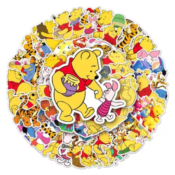 10/30/50 adet / takım Karikatür Disney Winnie The Pooh Graffiti Çıkartmalar Bagaj Dizüstü su geçirmez etiket Çocuk Oyuncakları