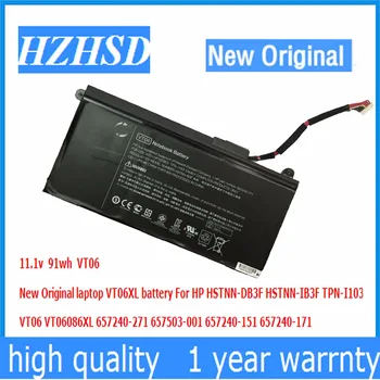 11.1 v 91wh Yeni Orijinal VT06XL dizüstü HP için batarya HSTNN-DB3F HSTNN-IB3F TPN-I103 VT06 VT06086XL 657240-271 657503-001 65