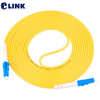 15 adet LC-LC fiber optik yama kablosu SM Simplex 0.3-0.35 mtr uzunluğu 2.0 mm dia