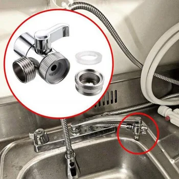 2 Modu Anahtarı Musluk Adaptörü Mutfak Lavabo Splitter ayrıştırma vanası Su musluk bağlantısı Tuvalet Bide Duş Mutfak Aksesuarları
