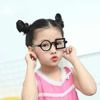 2 ps / grup Güzel çocuklar gözlük Çerçeveleri Hiçbir Lens Optik gözlük Sevimli Şeker renk 1-6 yıl bebek Gözlük Çerçevesi N293