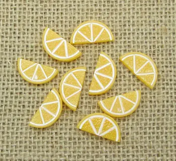 20 Adet Karışık Meyve Limon Reçine Dekorasyon El Sanatları Flatback Cabochon Karalama Defteri DIY Bezemeler Aksesuarları Düğmeler