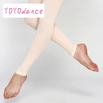 2022 Kızlar Balo Dans Tayt Kızlar Profesyonel Ayaksız Bale Tayt Yetişkin Dikişsiz Naylon Spandex Külotlu Dans Giyim