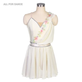 22076 Fildişi Spandex Korse Dans Kostümleri Bale Performans Giyim Leotard Elbise Cupid Dans Kostümleri Kızlar ve Kadınlar için