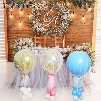42cm Tül Balon Standı Doğum Günü Partisi Masa Yüzen Balonlar Tutucu Sütun Düğün Masa Dekorasyon Balon Bebek Duş Kaynağı