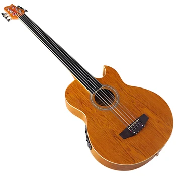 5 Dize Elektrik Akustik Bas Gitar Ashwood vücut 43 inç Mat finish Elektrik Halk Bas Gitar EQ İle