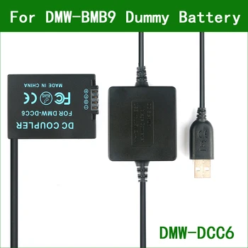 5V USB DMW-BMB9 Kukla Pil DMW-DCC6 Güç Bankası USB kablosu Panasonic DMC-FZ150 DC-FZ80 DC-FZ81 DC-FZ82 DC-FZ83 DC-FZ85