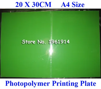 6 adet 20x30CM A4 Boyutu Klişe Yapma UV Pozlama Fotopolimer baskı plakası Kalıp