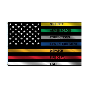 90x150 cm Kimse Savaşır Yalnız Bayrağı Amerikan Çok İnce Mavi Çizgi Bayrakları