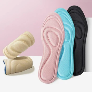 Ayakkabı İçin 4 D Bellek Köpük Ortopedik Tabanlık Antibakteriyel Ayakkabı Yastık Ter Emme Ekle Spor Ayakkabı Yastıkları Çalışan Nano 