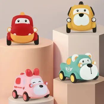 Bebek Oyuncak Arabalar Yenidoğan İçin 0 12 Ay Yumuşak oyuncak arabalar Bebek Boys İçin 1 Yaşında Mini Yarış Arabası Çocuklar İçin eğitici oyuncak Kız Hediye