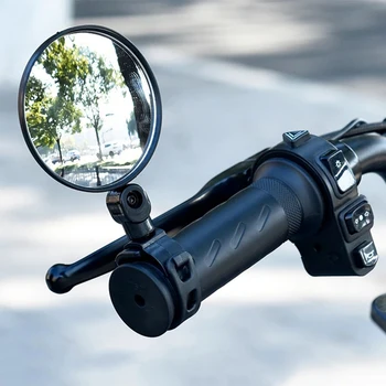 Bisiklet dikiz aynası Evrensel Gidon Ayna 360 Derece Döndür Dikiz MTB Bisiklet Motosiklet Bisiklet Aksesuarları