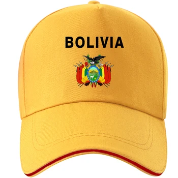 BOLİVYA şapka dıy ücretsiz custom made adı numarası bol ülke kap bo ulusal bayrak ispanyolca koleji bolivya baskı fotoğraf beyzbol şapkası