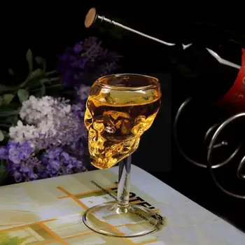 Cadılar bayramı Partisi Kafatası Kokteyl şampanya kadehi Bardak Dekor içme suyu şişesi F8e4