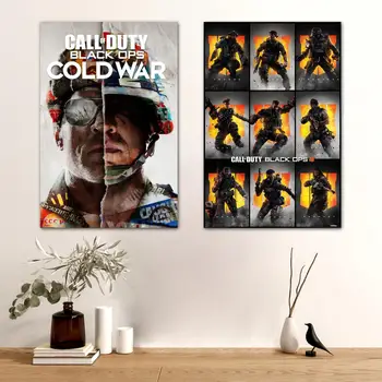 Call Of Duty Siyah Ops Soğuk Savaş Posteri duvar sanatı tuval Posterler Dekorasyon Sanat Kişiselleştirilmiş Hediye Modern Aile yatak odası Boyama