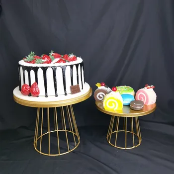 Demir Doğum Günü Pastası Tepsisi Düğün Pastası Standı CupCake Ekran masaüstü standı Düğün Dekorasyon Çay Tatlı Şekerleme Tabağı Ev Partisi