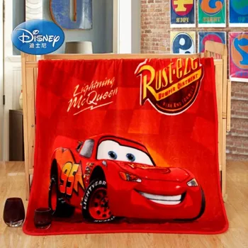 Disney Kırmızı Yıldırım McQueen 95 Araba Yumuşak Polar Battaniye Atmak 100x140cm Çocuk Boys için çocuk Hediye Yatak Beşik Uçak Araba
