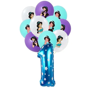Disney Prenses Yasemin Lateks Balon Mutlu Doğum Günü Partisi Malzemeleri bebek duş dekorasyonu Balon Duvar Ev Dekor Kız Hediye Oyuncak