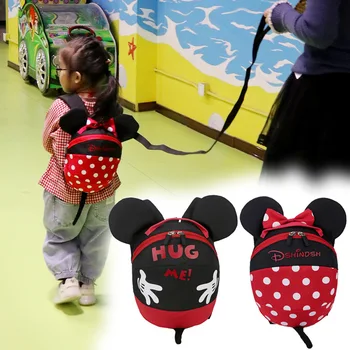 Disney çocuk okul çantası anti-kayıp Mickey sırt çantası yeni küçük kız erkek bebek rahat moda sevimli sırt çantası
