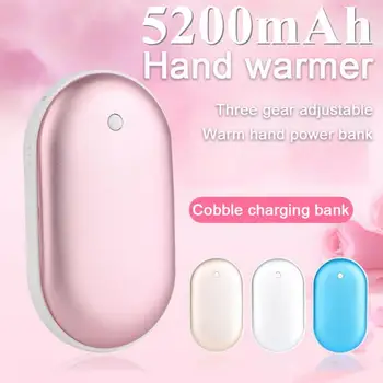 DONİRT 5200 mAh Elektrikli el ısıtıcı USB Şarj Edilebilir Kış isıtma pedi Taşınabilir Cep Mini ısıtıcı soba el ısıtıcı s