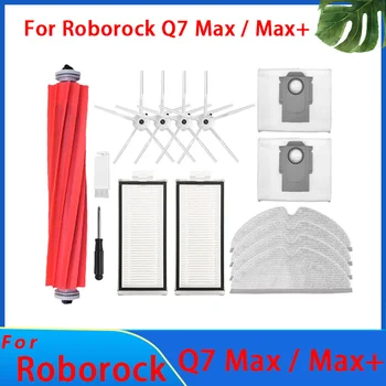 Elektrikli Süpürge Parçaları Roborock Q7 Q7+ Q7 Max Q7 Max + Q7 Artı Q7 Max Artı T8 Ana Yan Fırçası Hepa Filtre Paspas Robot Aksesuarları