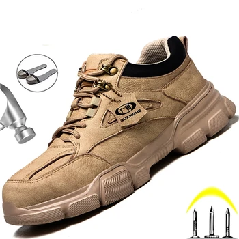 Erkek güvenlik Ayakkabıları İş Sneakers Yıkılmaz İş Güvenliği Botları kış Ayakkabı Erkekler Çelik Burunlu Ayakkabı Spor Güvenlik Ayakkabıları Dropshipping
