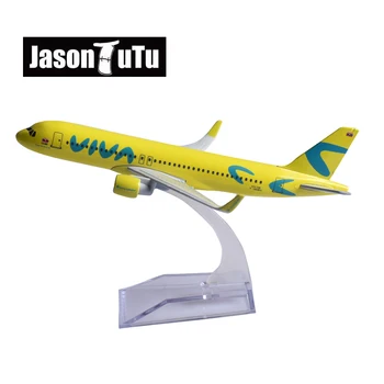 JASON TUTU Kolombiyalı Avianca Airbus A320 Uçak Diecast Metal 1/400 Ölçekli Minyatür Uçak Model Uçaklar Damla nakliye