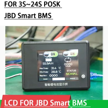 JBD dokunmatik LCD ekran Ekran JBD akıllı Bluetooth Pil koruma levhası BMS UART RS485 PC Kontrol Şarj Deşarj