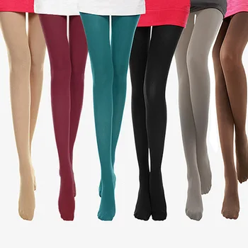 Kadın Seksi Tayt Şeker Renk Külotlu Çorap Çok Renkli Kadife Tayt Kadın Dikişsiz Uzun Çorap Artı Boyutu Yumuşak Ve Rahat