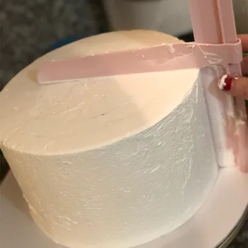 Kek Kazıyıcı Pürüzsüz Ayarlanabilir Fondan Spatula Pişirme Araçları Kek Pasta Kesici Pişirme Aksesuarları Kek Dekorasyon Araçları