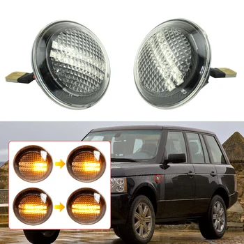 Land Range Rover için L322 2002-2012 XGB500020 Araba Dinamik LED Yan Tekrarlayıcı Gösterge ışığı Yan İşaretleyici Sinyal lamba ışığı
