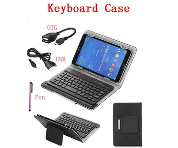 Manyetik Kapak Klavye Huawei Mediapad ıçin M3 Lite 8 2017 CPN-L09 CPN-W09 8.0 İnç Tablet Standı Bluetooth Klavye Kılıf + Kalem