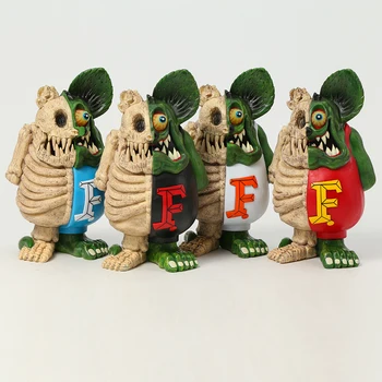 Model heykelcik iskelet sıçan Fink fare koleksiyonu oyuncak dekoratif hediye figürü