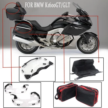 Motosiklet K1600 GT / GTL Kapak saklama çantası İç Çanta Arka Solo Koltuk bagaj rafı BMW K1600 GT / GTL K1600 GTL 2011-2016