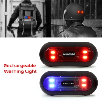 Motosiklet uyarı ışığı Kask LED akıllı ışık Gece Bisiklet Güvenlik Sinyali Evrensel Bisiklet Kask Arka Lambası Aksesuarları