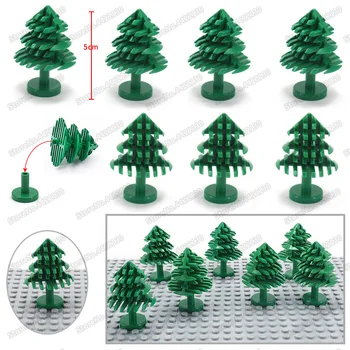 Noel Ağacı Yapı Taşları Moc Şehir Askeri Pubg Bitki Blok Özel Kuvvetler Rakamlar Mini Set Dıy Çocuk Yılbaşı Hediyeleri Oyuncaklar