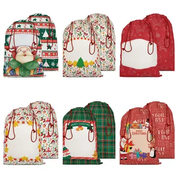 Noel İpli hediye çantası Şeker Mevcut çanta Çocuklar Kız Hafif Uygun Rahat Seyahat Alışveriş Depolama Paketi 2022
