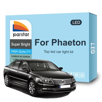 Parstar 16 Adet LED İç İşık lamba kiti Volkswagen VW Phaeton İçin 2002-2013 2014 2015 2016 Araba Okuma Dome Gövde Ampul Canbus