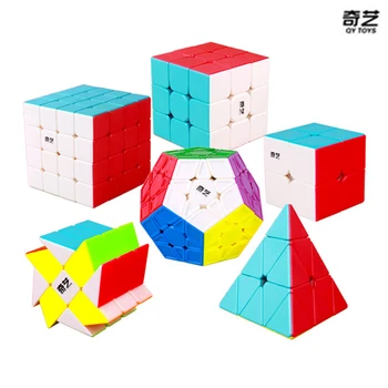 QY sihirli küp çocuklar için yap-boz 2x2 eğitici oyuncaklar cubos magico 3x3x3 profesyonel küpleri çocuklar için