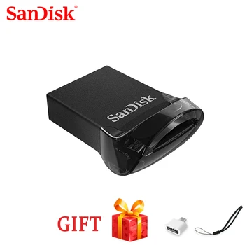 SanDisk USB 3.1 Flash Sürücü Ultra Fıt 32 GB Pendrive 64 GB Flash Bellek Sopa 128 GB 256 GB 130 mb/s 16 GB Mini U Disk İçin PC / Dizüstü