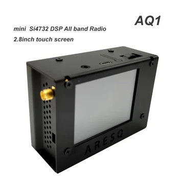 Son Taşınabilir AQ1 Mini Si4732 çip tüm Bant Radyo DSP Alıcısı FM LW SSB 2.8 inç Büyük Dokunmatik Ekran PAM8406 HiFi Kulaklık Amp